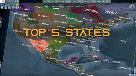 Conflict of Nations - Top 5 States in Battleground USA - YouTube