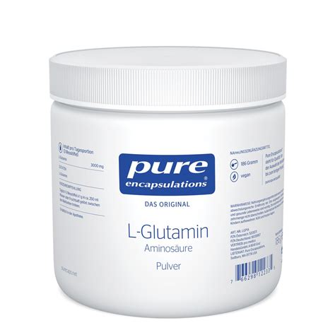 Pure Encapsulations L Glutamin Pulver 186 G Shop Apotheke