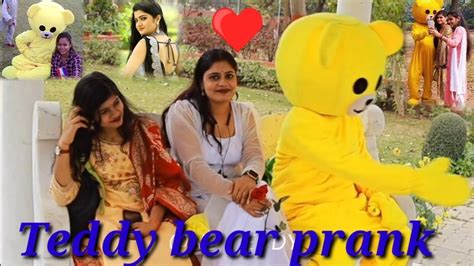 Teddy Bear Best Prank😀and Girl Reaction 🤯and Teddy Bear Crazy Dance