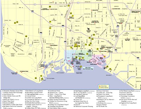 Map Of Long Beach California TravelsMaps