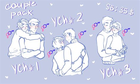 Close Ych Sweet Couple Pack 2 By Nerokim On Deviantart Art