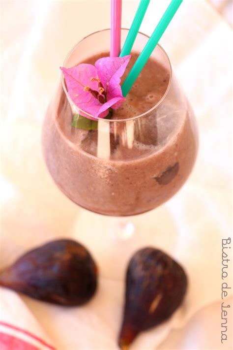 Smoothie Figues Lait D Amande Bistro De Jenna Lait D Amande