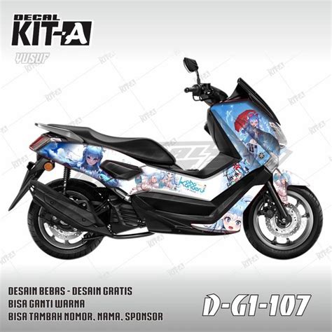 Jual Decal Sticker NMAX Full Body Dekal Stiker NMAX Motif ANIME KOBO