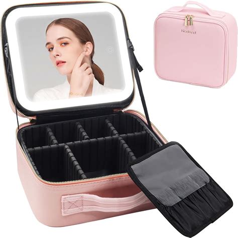 Amazon Shytouch Niceland Makeup Bag With Lighted Mirror Niceland