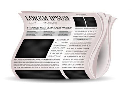 Zeitung Mockup Vektoren Und Illustrationen Zum Kostenlosen Download