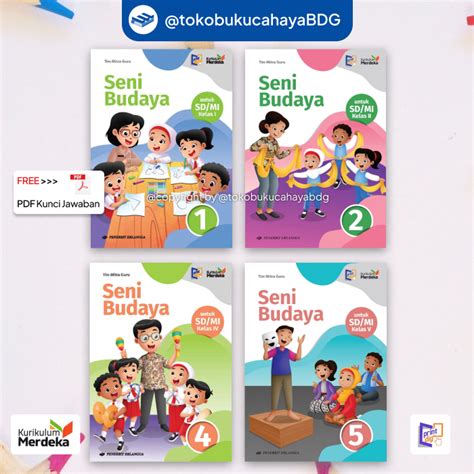 Jual Buku Seni Budaya Kelas Sd Mi Kurikulum Merdeka Erlangga