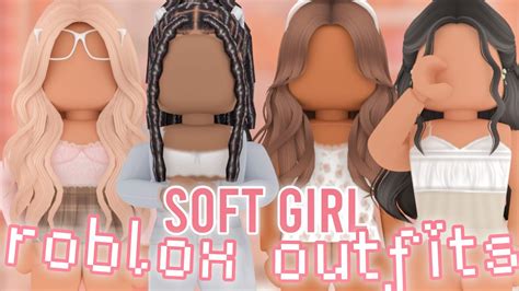 Aesthetic Roblox Soft Girl Outfits With Codes Links Youtube