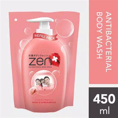 Jual Zen Antibacterial Sabun Cair Japanese RED SHISO SANDALWOOD