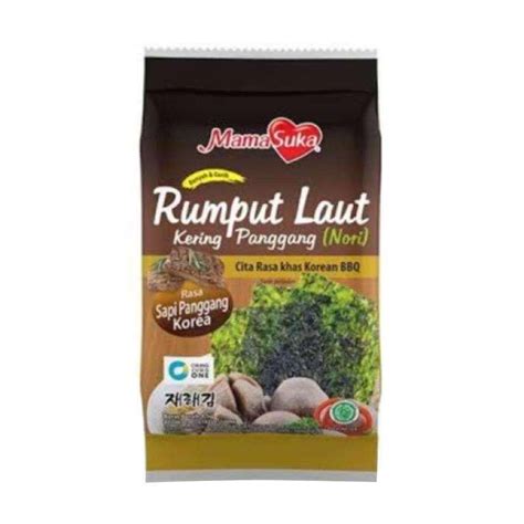 Jual Mama Suka Rumput Laut Korean Bbq 4 5g Di Seller Halo Mart Kassi