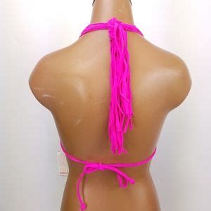 BONGO Swim Bongo Swimsuit Neon Triangle Bikini Strappy Top Poshmark