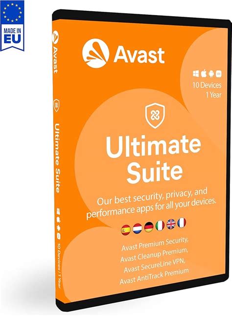 Avast Ultimate 2024 Pack Antivirus Avec Avast Premium Security Avast