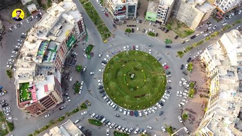 Bahria Town Phase Civic Center Drone View Youtube