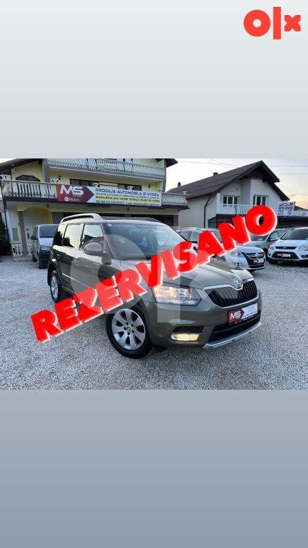 Škoda Yeti 11 2014 2 0tdi 103kw 4x4 133000klm kao nova Uvoz