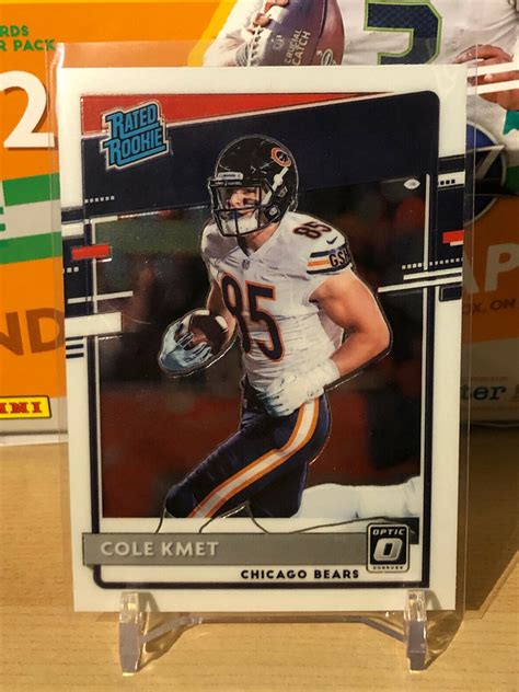 2020 Panini Donruss Optic Rated Rookie RC 181 Cole Kmet Chicago