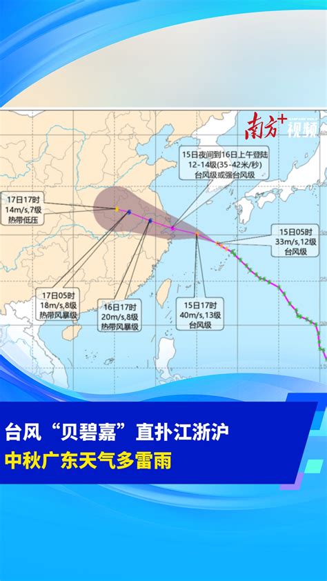 今日热搜｜子弹型台风“贝碧嘉”将登陆！广东会受影响吗？ 南方 南方plus