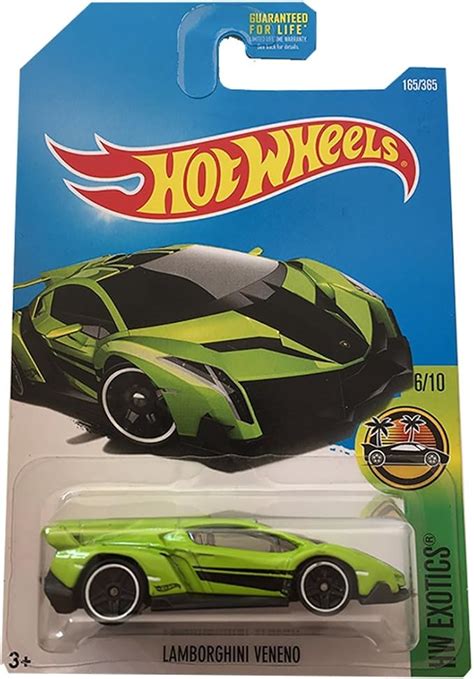 Hot Wheels Lamborghini Veneno Tarjeta Larga HW Exotics Amazon Mx Juguetes Y Juegos