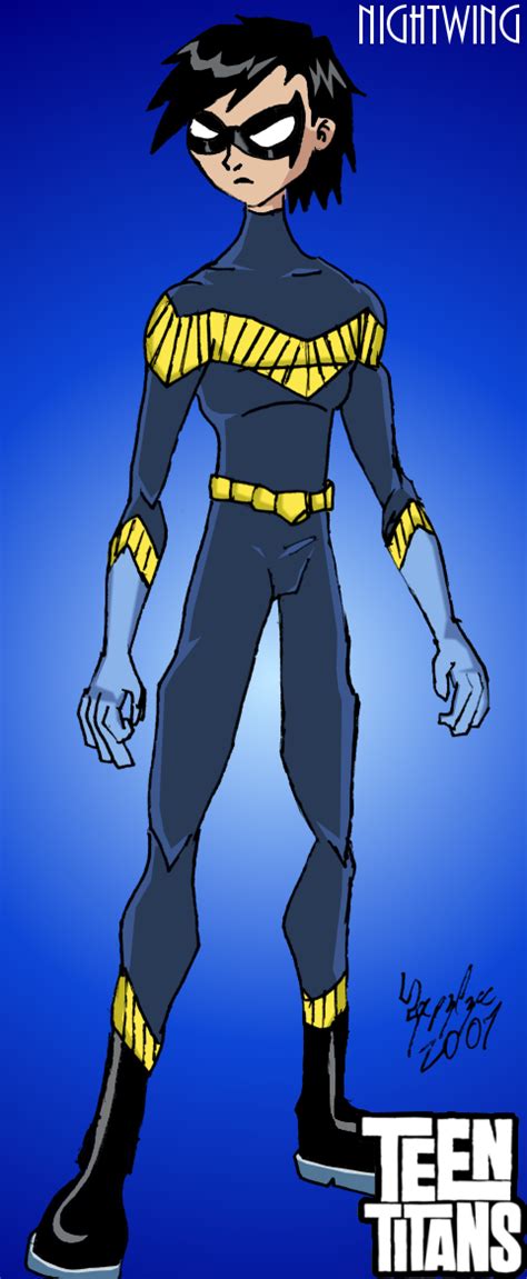 Tt Nightwing Classic Color By Ultimeciaffb On Deviantart