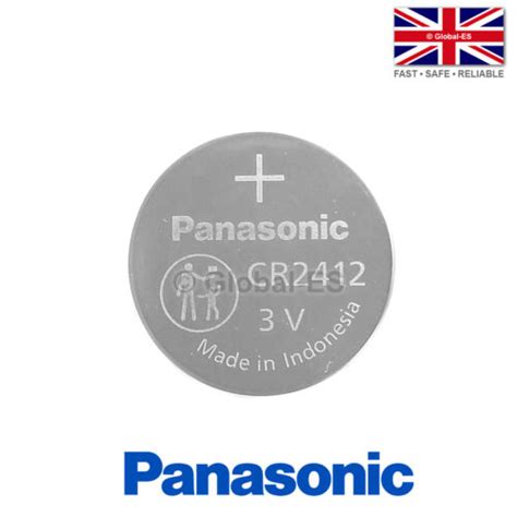 Panasonic Br2412 Cr2412 3v 100mah Watch Battery Casio Citizen Seiko 8f