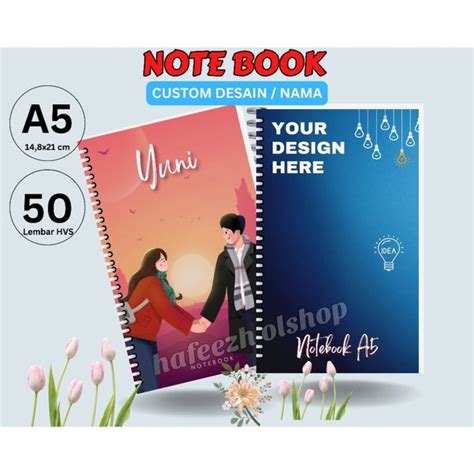 Jual Notes A Custom Notebook Notes Notepad Buku Catatan Spiral Custom