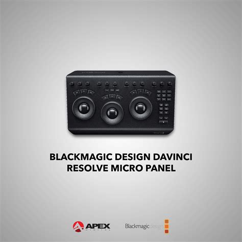 Blackmagic Design Dv Res Bbpnlmic Davinci Resolve Micro Panel Sale