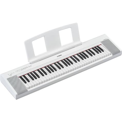 Yamaha NP 15 Piaggero 61 Key Portable Digital Piano White