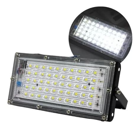 Reflector Led 30w Luminario Potente Iluminación Ultra Slim Meses sin