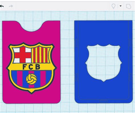 Stl File Porta Sube Porta Tarjeta Fc Barcelona D Printing Model