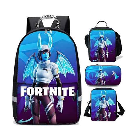 4 In 1 Fortnite Shiver Backpack Set Prestige Life