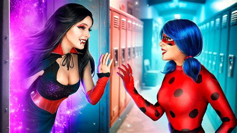 Perubahan Dari Kutu Buku Menjadi Populer Ladybug Vampir Youtube