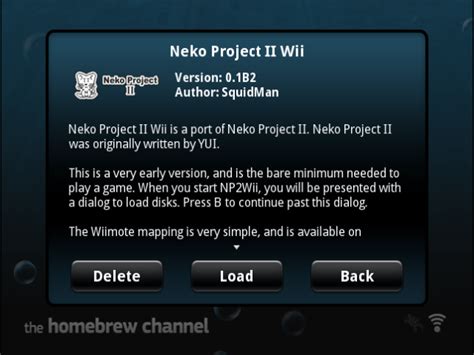 Neko Project Ii Wii By Squidman Gamebrew