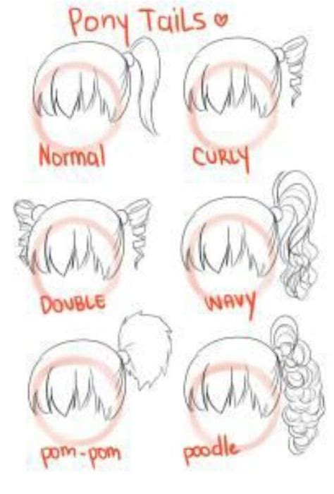 How To Draw Anime Ponytail