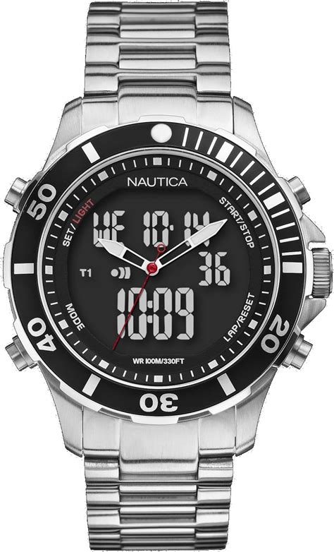 Nautica A G Montre Homme Quartz Analogique Digital