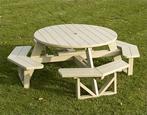 53" Polywood Round Commercial Picnic Table | Flickr - Photo Sharing!