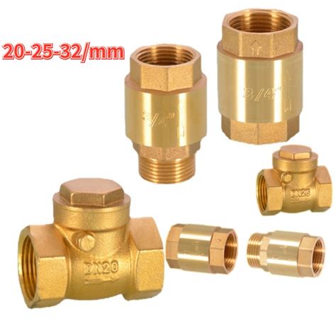 Hnk 46 Points 3cm Vertical Horizontal Brass Check Valve Check Valve Check Valve Inner Wire