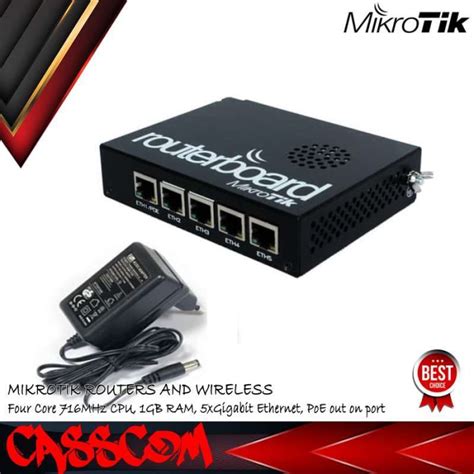 Jual Mikrotik Rb450gx4 Routerboard Indoor Di Seller Casscom Mekarjaya