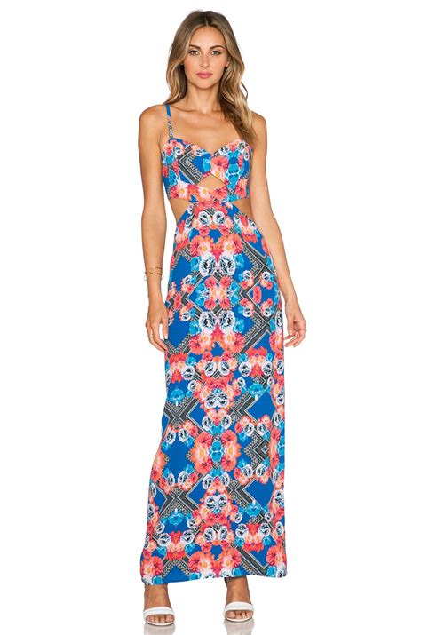 Nbd X Naven Twins Best Friend Maxi Dress In Floral Prism Revolve