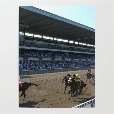 Belmont Park Track Poster By Maddie12omalley Society6