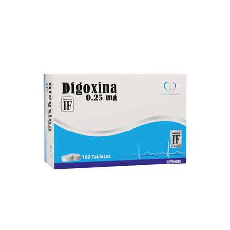 DIGOXINA 0 25 mg IF Ibero Fármacos