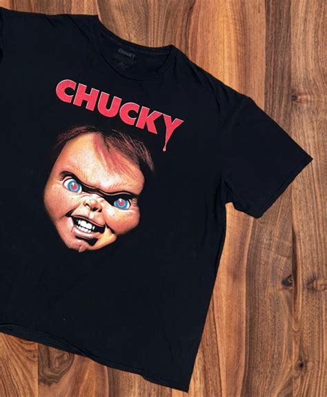 Vintage Movie Chucky T Shirt Mens Fashion Tops And Sets Tshirts