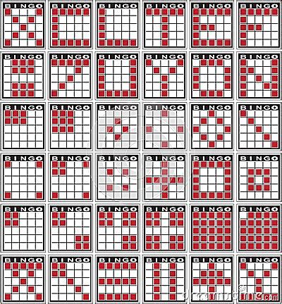 Bingo Patterns Stock Photography - Image: 5834182