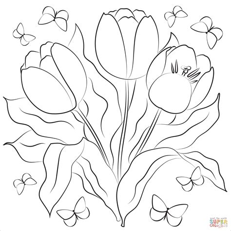 Disegno Di Tulipano Da Colorare Disegni Da Colorare E Stampare Gratis