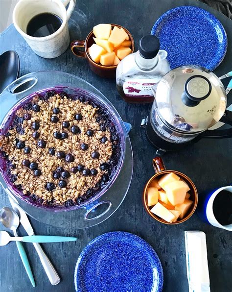 Blueberry Baked Oatmeal {vegan And Gluten Free} E2 Bakes Brooklyn