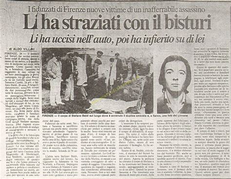 Mostro Di Firenze Monster Of Florence 24 Ottobre 1981 Stampa Paese