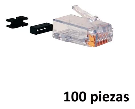 Conector Plug Rj Cat E Commscope Paquete Piezas Env O Gratis