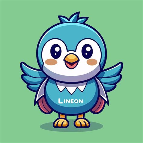 Premium Vector Cute Bird Mascot Logo Vector