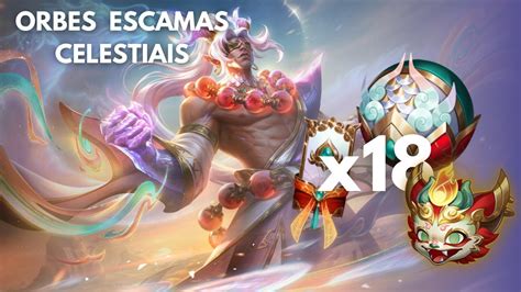 Abrindo Orbes Escamas Celestiais League Of Legends Youtube