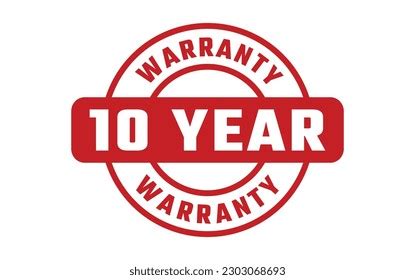 10 Year Warranty Rubber Stamp Stock Vector Royalty Free 2303068693