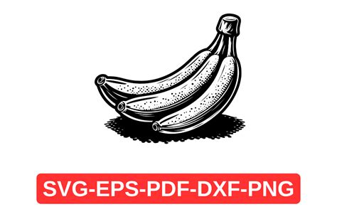 Banana Svg Clipart Fruit Svg Digital Graphic By Artful Assetsy · Creative Fabrica