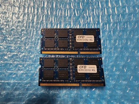 Yahooオークション 即決 Cfd製 Ddr3 4gb×2枚 合計8gb Pc3 10600s Pc