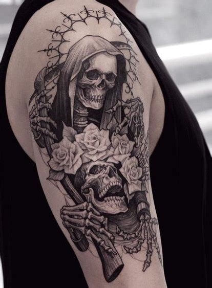 Santa Muerte Tattoo TATTOOGOTO